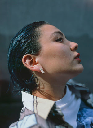 HANDLE WITH CARE 18K GOLD EARRING Lookbook