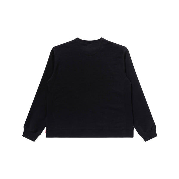 SMALL OG LABEL CREWSWEAT BLACK