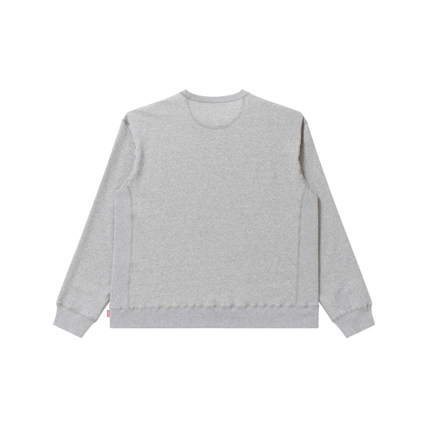 SMALL OG LABEL CREWSWEAT HEATHER GRAY