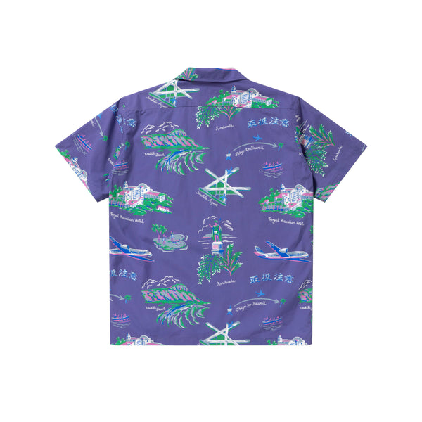 SOUVENIR ALOHA SHIRT PURPLE