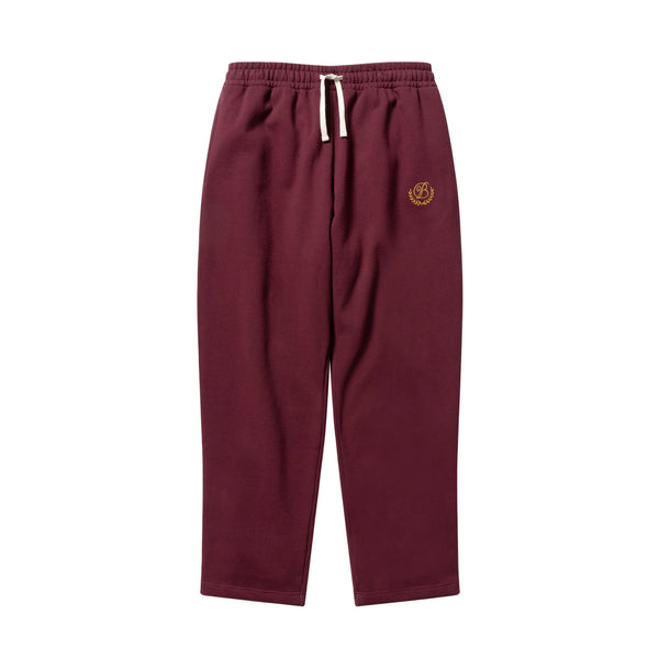 Royal B Emblem Sweatpants, Burgundy