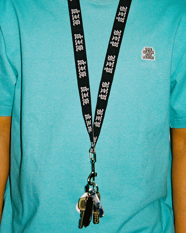 3 LETTER OE LANYARD BLACK