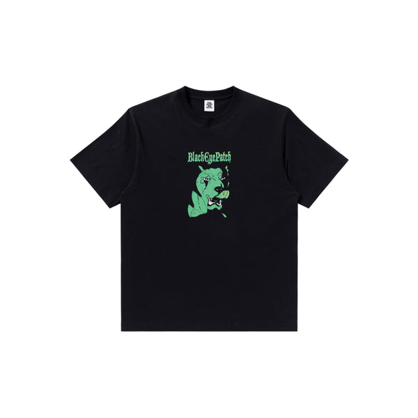 CONCRETE GREEN TEE BLACK