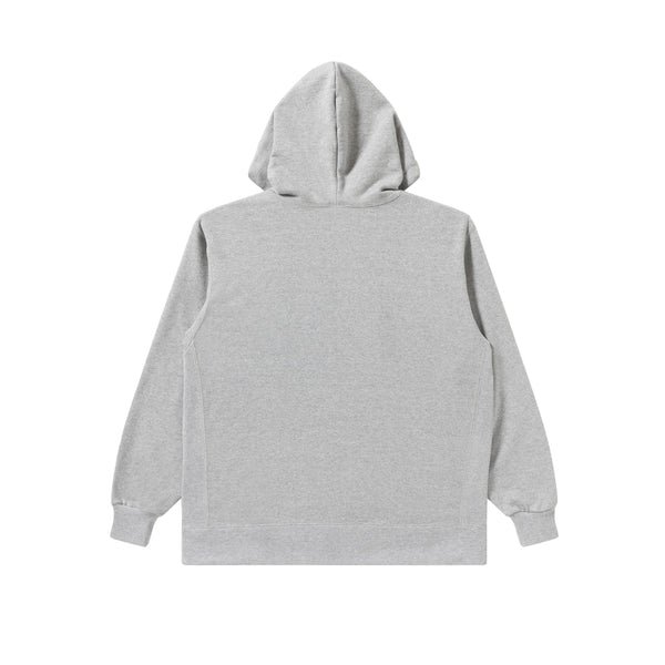 SMALL OG LABEL HEAVYWEIGHT HOODIE HEATHER GRAY