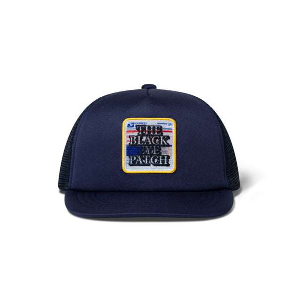 PRIORITY LABEL PATCHED MESH CAP NAVY