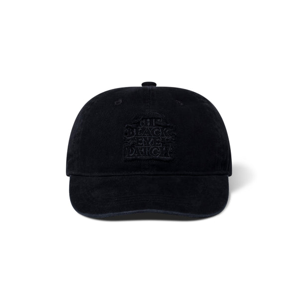 RAW OG LABEL WASHED CAP BLACK