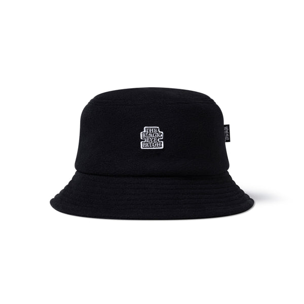 OG LABEL FLEECE BUCKET HAT BLACK