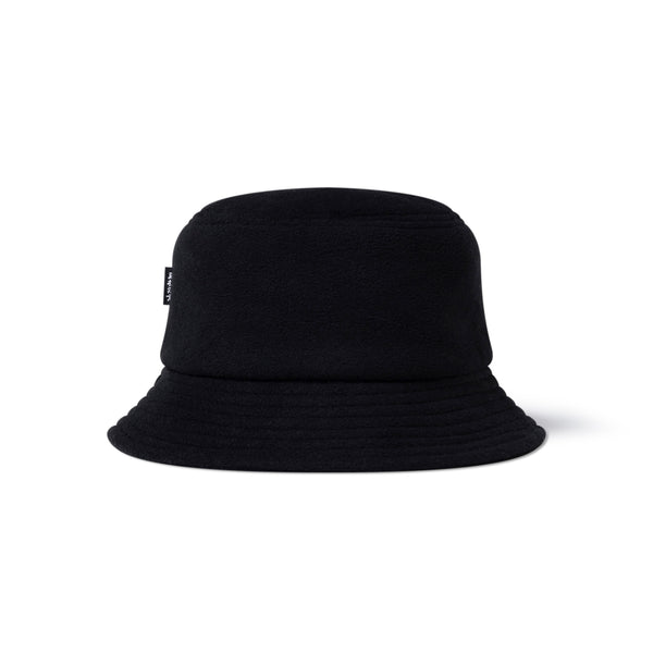 OG LABEL FLEECE BUCKET HAT BLACK