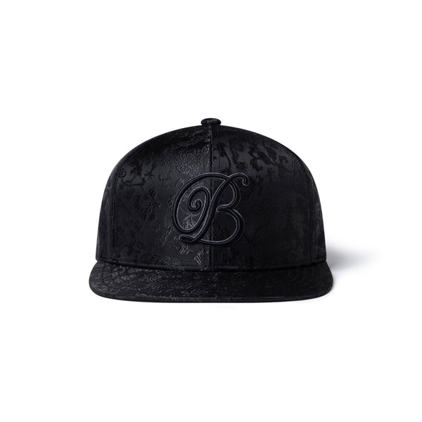 B EMBLEM DRAGON TEXTILE CAP BLACK