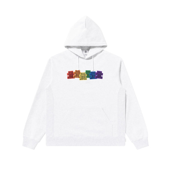 RAINBOW OG LABELS HOODIE ASH