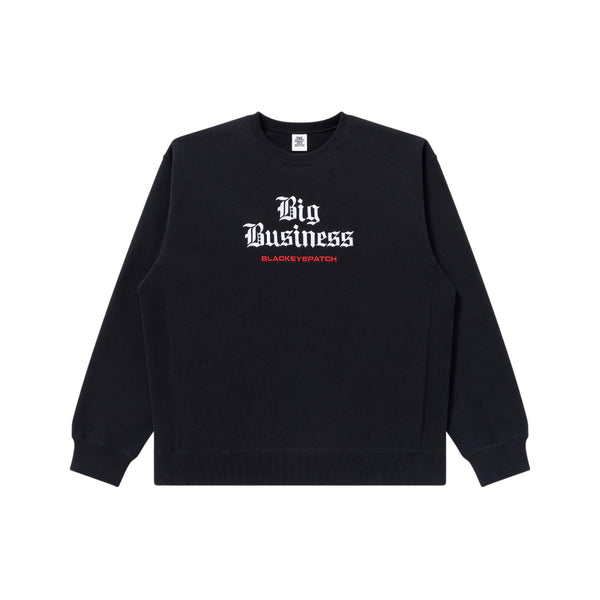 BIG BUSINESS CREW SWEAT BLACK