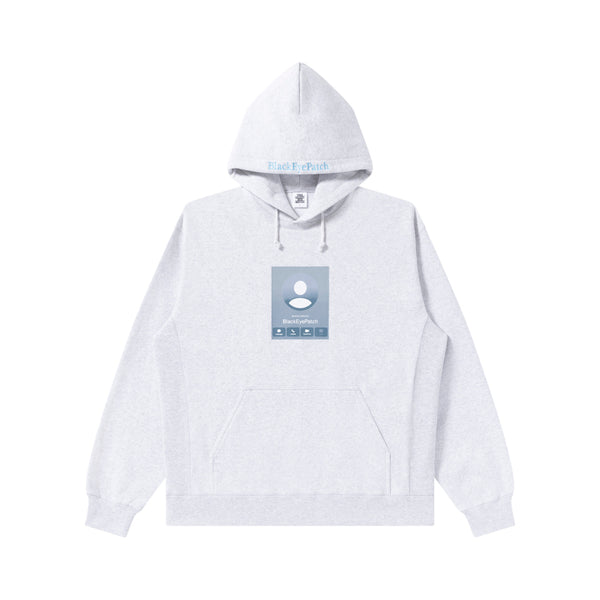 CONTACT INFO HOODIE ASH