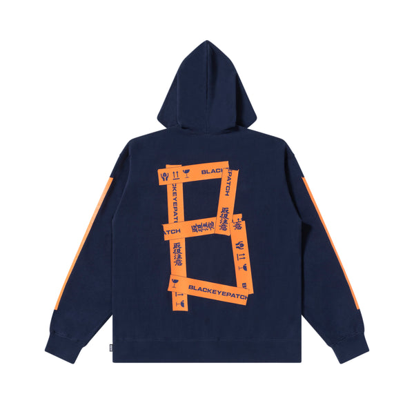 HWC TAPED ZIP HOODIE NAVY