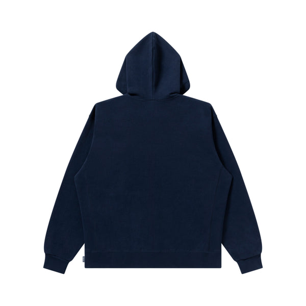 SMALL OG LABEL HEAVYWEIGHT HOODIE NAVY