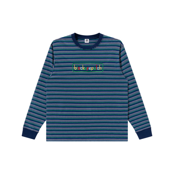 MULTICOLOR LOGO STRIPED L/S TEE