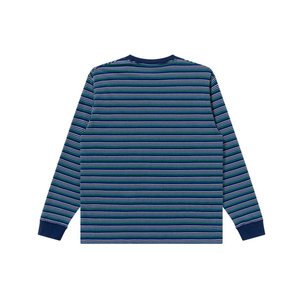 MULTICOLOR LOGO STRIPED L/S TEE