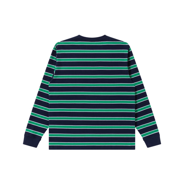 STRIPED COLLEGE L/S TEE