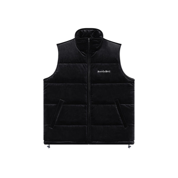 OE LOGO PUFFER VEST BLACK