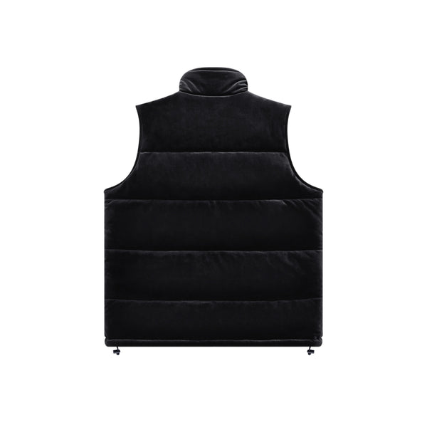 OE LOGO PUFFER VEST BLACK