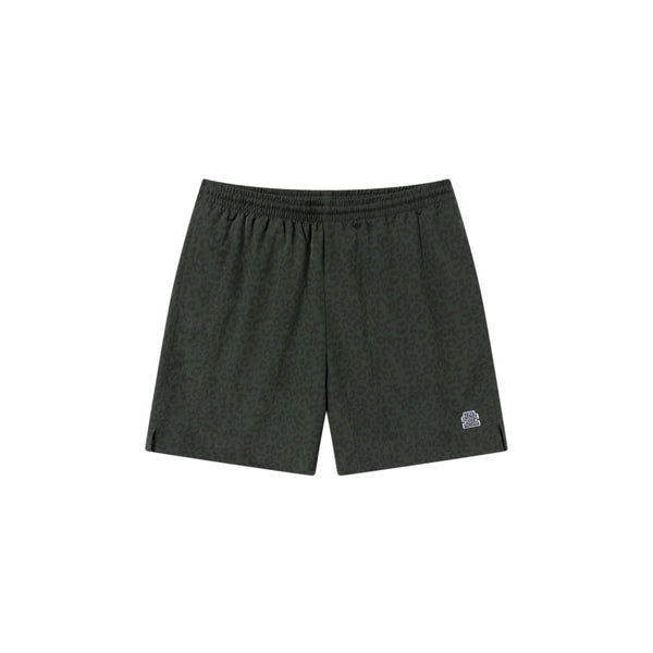 OG LEOPARD NYLON SHORTS OLIVE