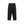 LEOPARD BORDERED WORK PANTS BLACK