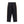 Leopard Bordered Work Pants, Black
