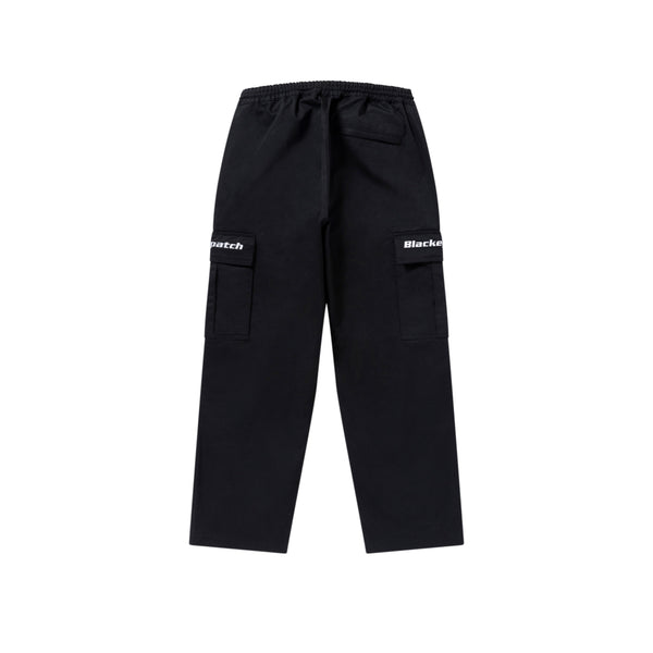 TACTICAL LOGO CARGO PANTS BLACK