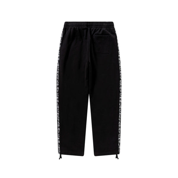 KANJI TAPED HEAVYWEIGHT SWEAT PANTS BLACK