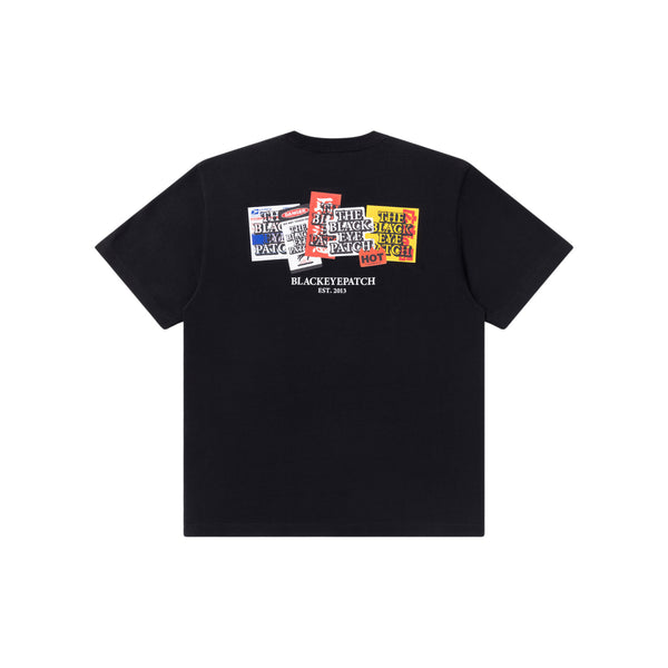 LABEL PACK TEE BLACK