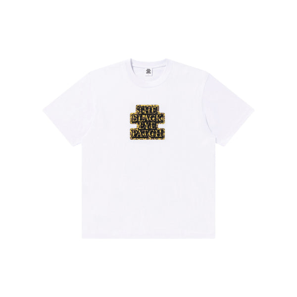 LEOPARD OG LABEL TEE WHITE