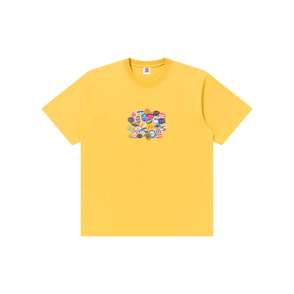 FRUIT LABELS TEE YELLOW