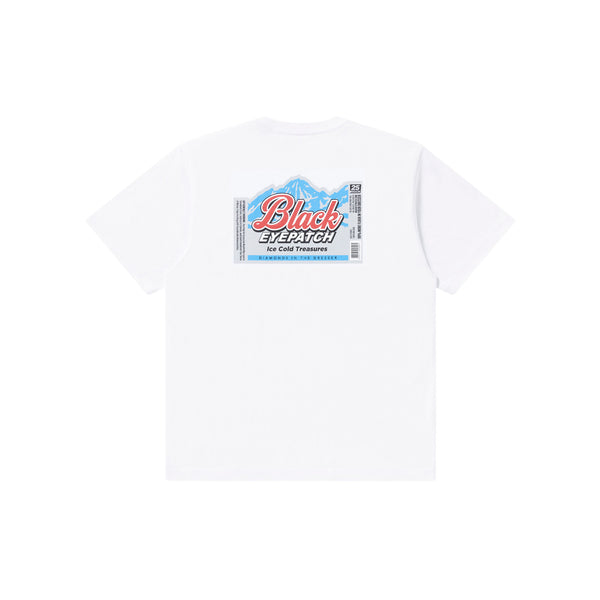 BEER LABEL TEE WHITE