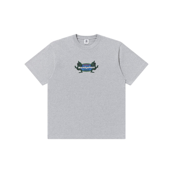 GUARDIAN OVAL LOGO TEE HEATHER GRAY