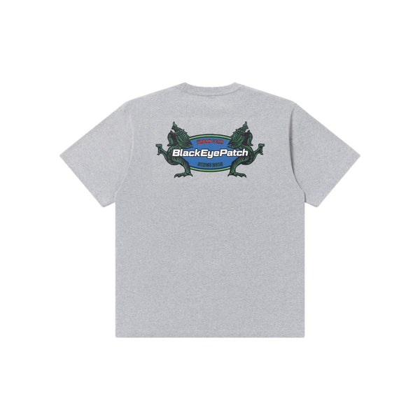 GUARDIAN OVAL LOGO TEE HEATHER GRAY