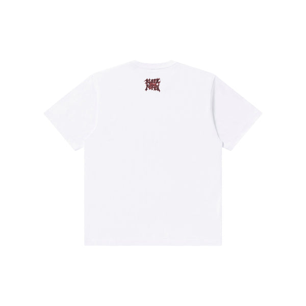 MORBID METAL LOGO TEE WHITE