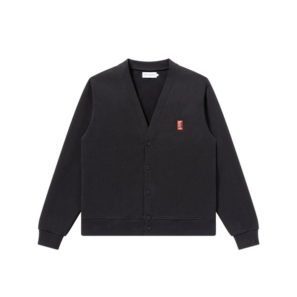 SMALL HWC SWEAT CARDIGAN BLACK