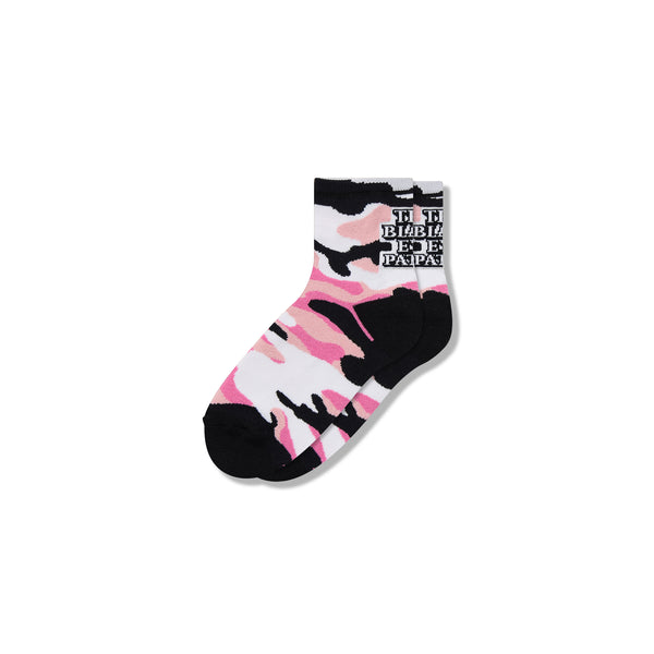 OG LABEL CAMO SOCKS PINK CAMO