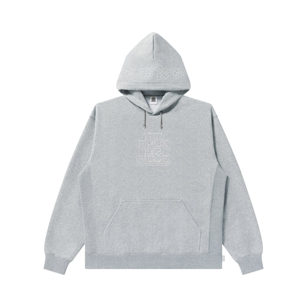 Stitch Printed OG Label Hoodie, Heather Gray
