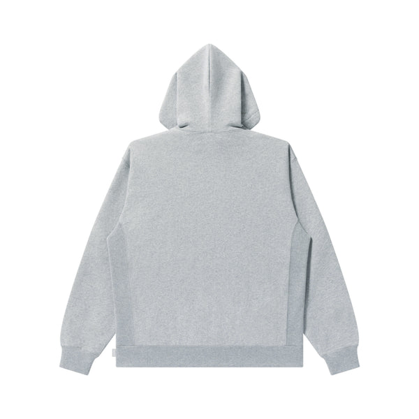 Small OG Label Heavyweight Hoodie, Heather Gray