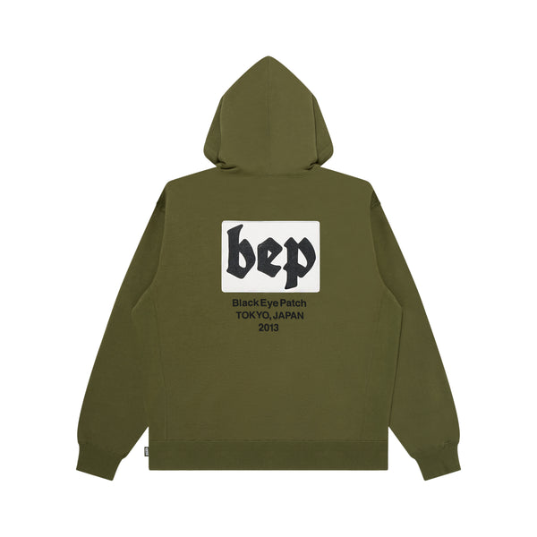 PROTOTYPE LABEL HOODIE OLIVE