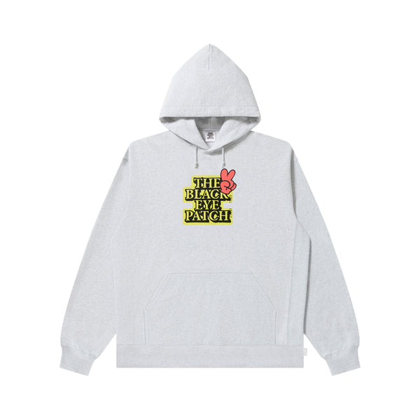 PEACE SIGN OG LABEL HOODIE ASH