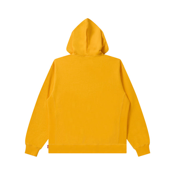 PEACE SIGN OG LABEL HOODIE YELLOW
