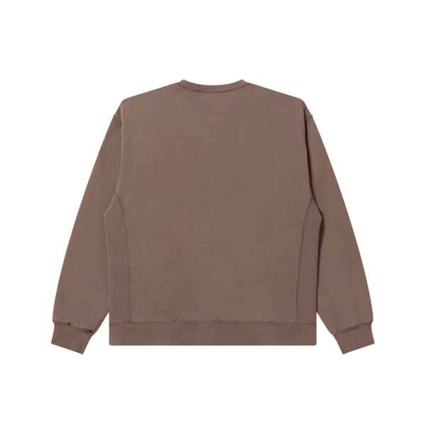 DOLLAR SIGN PIGMENT CREW NECK BROWN