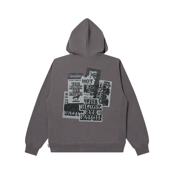 GRAYSCALE LABEL PACK HOODIE CHARCOAL
