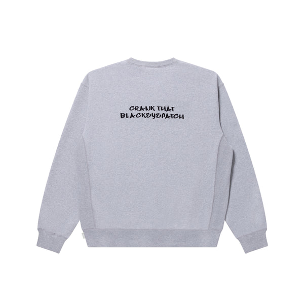CRANK THAT CREW SWEAT HEATHER GRAY