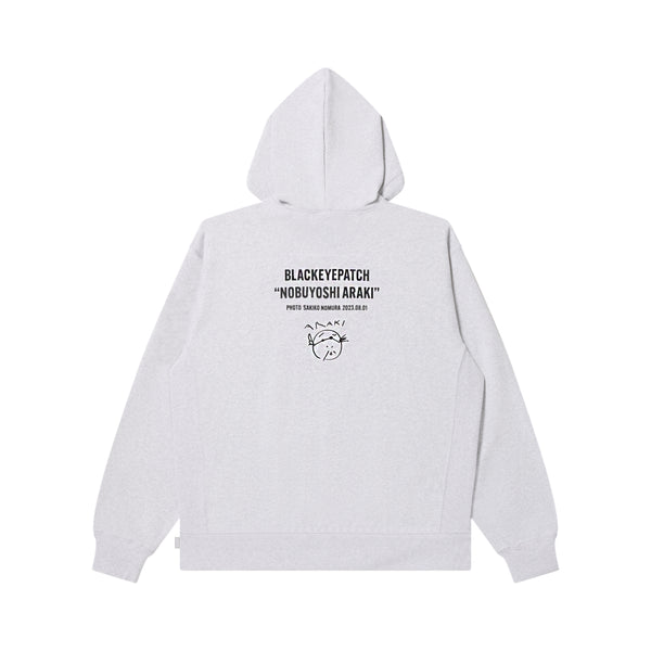 NOBUYOSHI ARAKI PORTRAIT HOODIE ASH