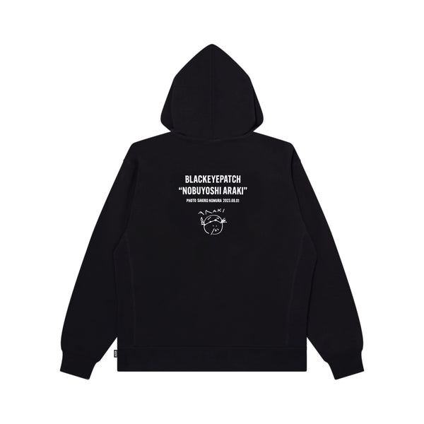 NOBUYOSHI ARAKI PORTRAIT HOODIE BLACK