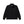STENCIL LOGO HALF ZIP PULLOVER BLACK