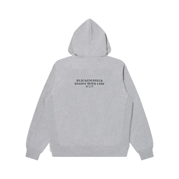 OE OG LABEL HOODIE HEATHER GRAY