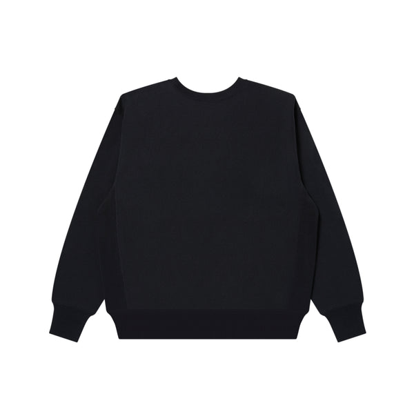 CHAMPION OG LABEL CREW SWEAT BLACK